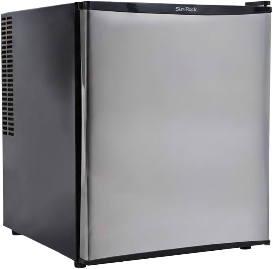 Amazon | SunRuck 冷蔵庫 小型 静冷 48L シルバー ペルチェ方式 静音